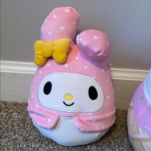 Medium Size Hello Kitty My Melody Squishmallow